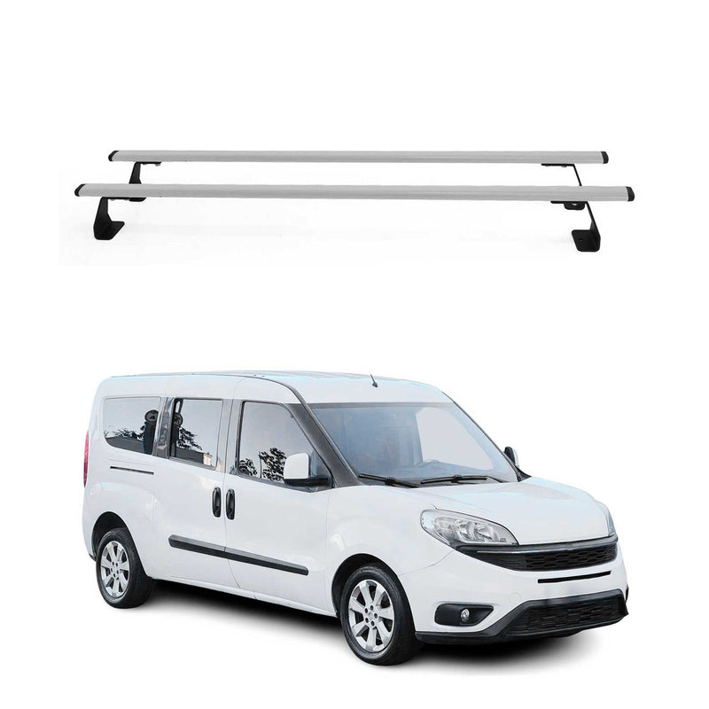 Dachträger Gepäckträger Relingträger für Opel Combo D 2011-2018 Metall Silber 2x