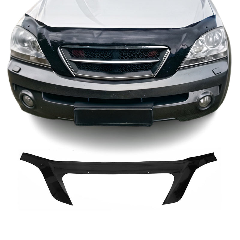 Deflettore cofano in pietra per Kia Sorento I 2002-2009 Nero