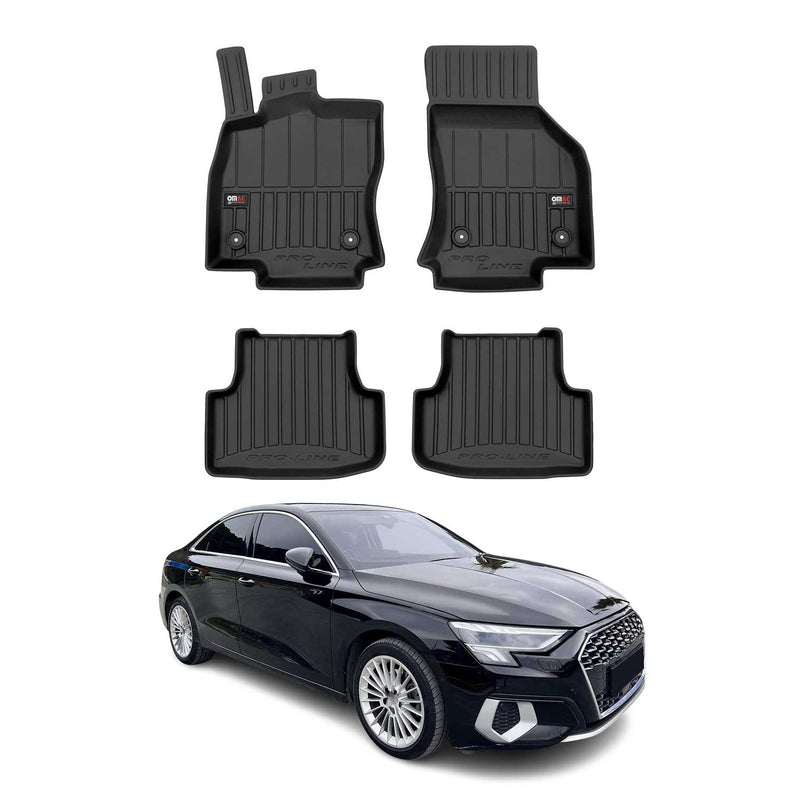 2020-2025 Audi A3 8Y Limo A3 Sportback Fußmatten TPE Schwarz 4 tlg