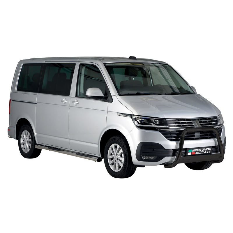 Protezione anteriore per VW T6.1 Transporter 2019-2024 ø63 acciaio nero