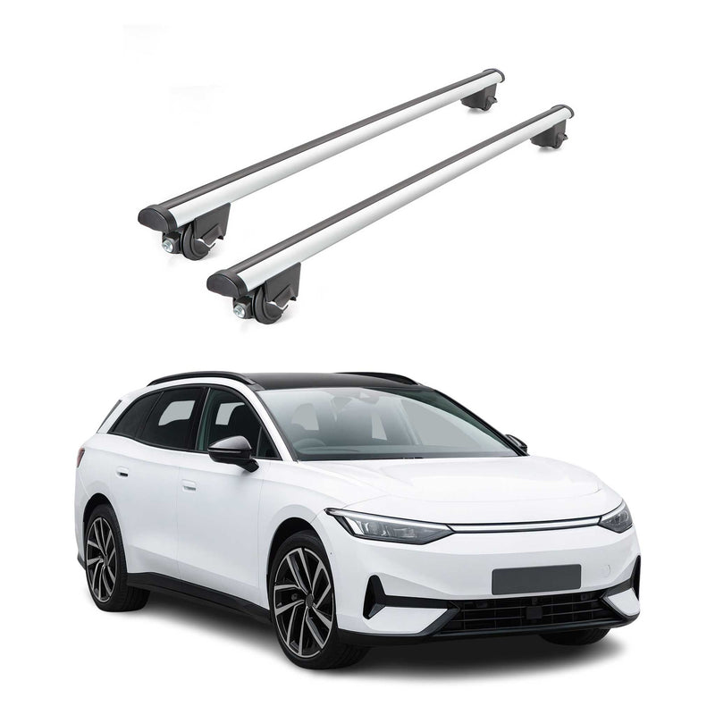 Portapacchi da tetto per VW ID.7 Tourer 2024-2025, portapacchi grigio 100 kg