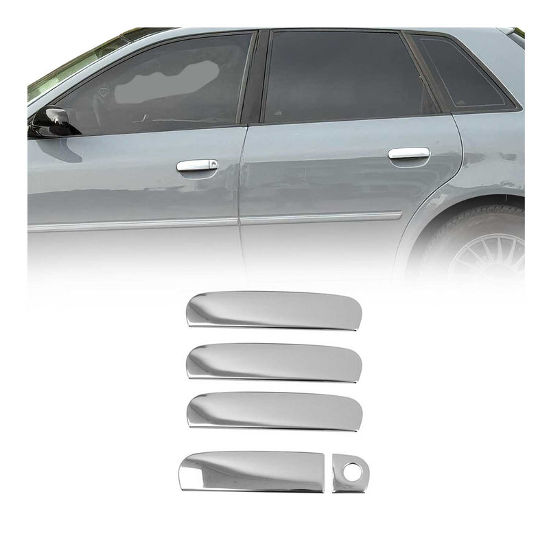 Türgriff Blende Türgriff Abdeckung für Audi A8 1997-2003 Edelstahl Silber 5tlg