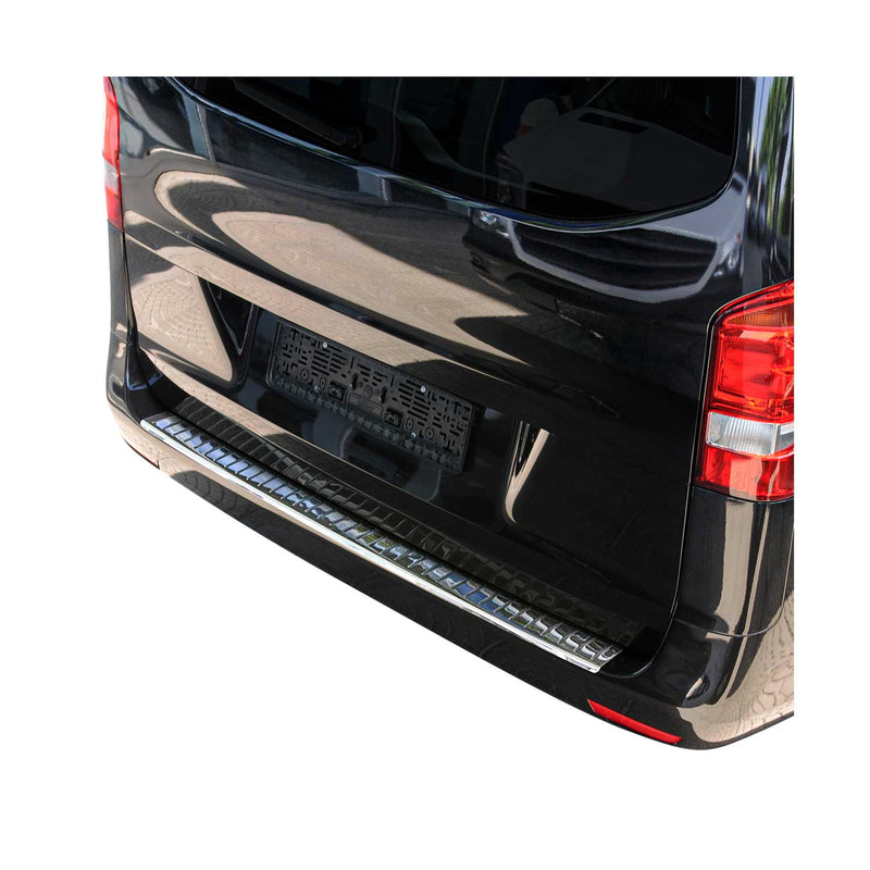 Protezione soglia di carico per Mercedes Vito Classe V W447 2014-2025 in acciaio inox cromato