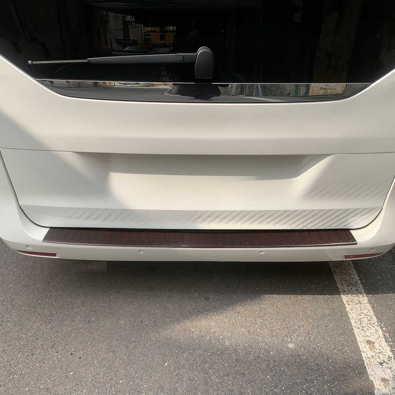 Paraurti di protezione della soglia di carico per Mercedes Vito W447 2014-2025 in fibra di carbonio rosso