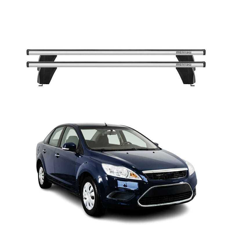 Menabo Dachträger Grundträger für Ford Focus 2004-2011 Querträger ABE Alu Silber