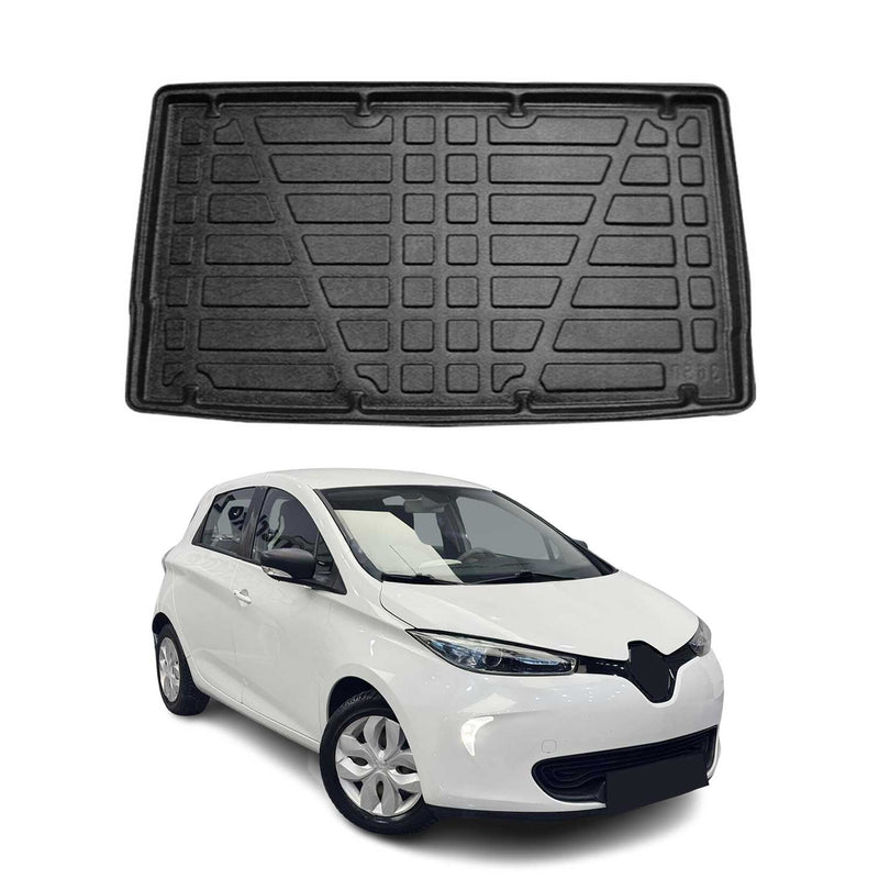 Vasca baule per Renault Zoe 2012-2025 Gomma TPE Nero