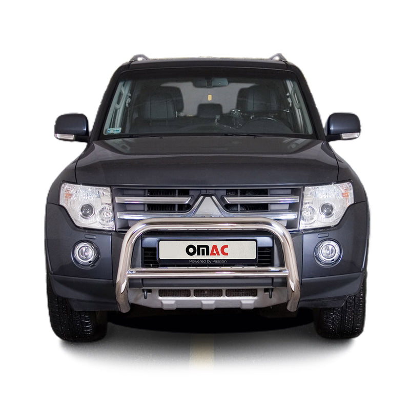 Protezione anteriore per Subaru Pajero 2007-2014 ABE acciaio argento