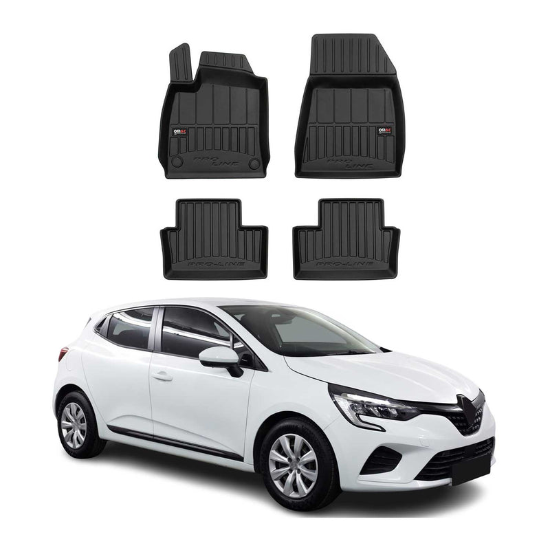 Tappetini Renault Clio 2019-2025 TPE Nero 4 pezzi