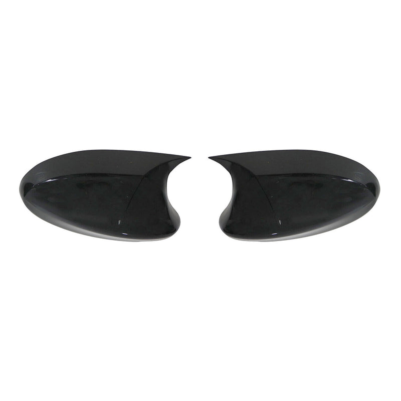 Calotte specchietti retrovisori per BMW Serie 3 E90 2005-2008 ABS nero lucido 2 pezzi