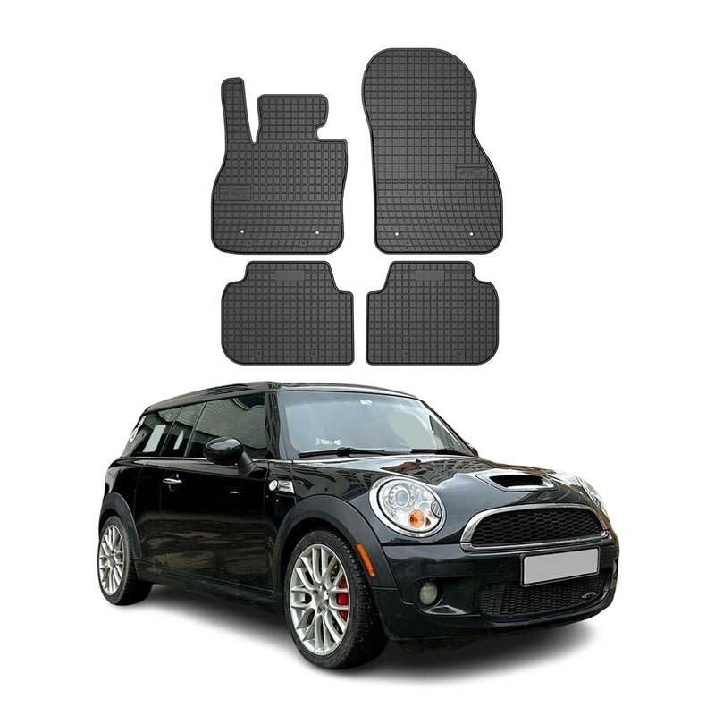 Tappetini in gomma Mini Clubman 2007-2014 neri 4 pezzi