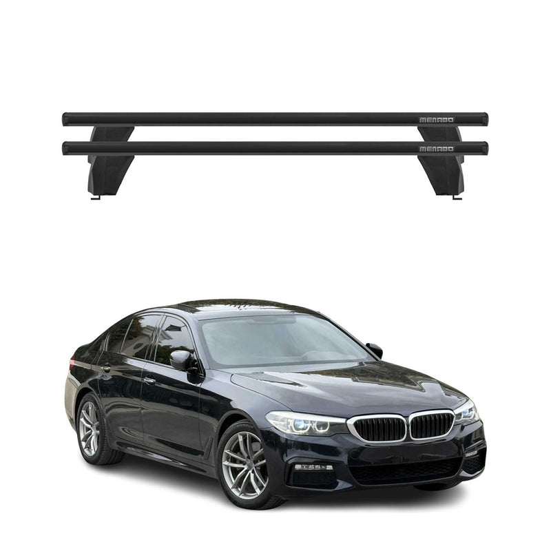 Barre portatutto trasversali Menabo per BMW Serie 5 G30 2017-2024 ABE alluminio nero