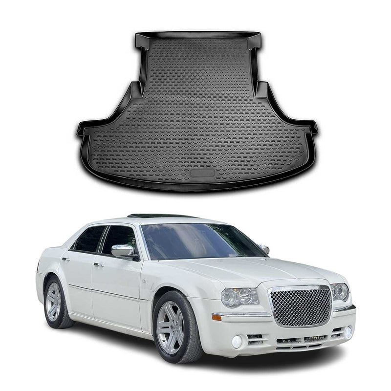 Vassoio per bagagliaio per Chrysler 300C Limo 2004-2012 in gomma nera