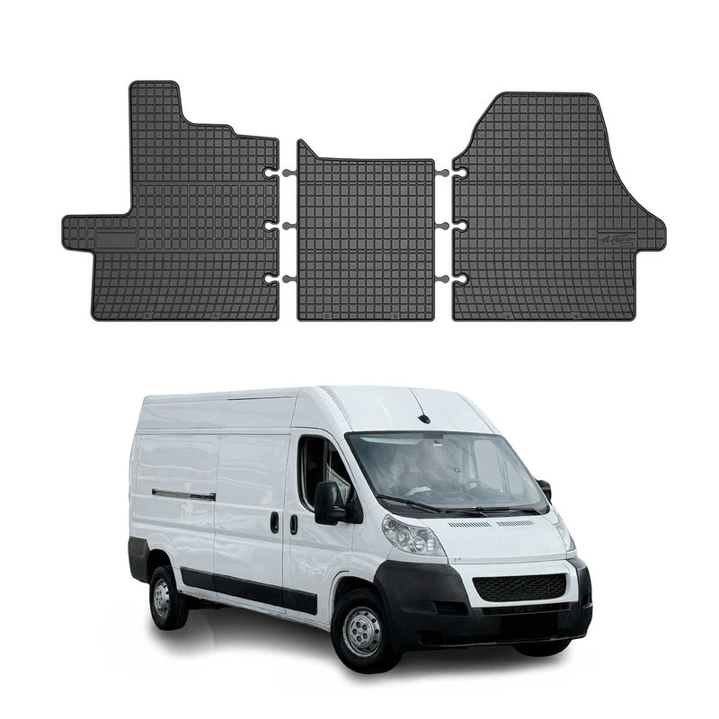 2006-2011 Peugeot Boxer Fußmatten TPE Schwarz 3 tlg