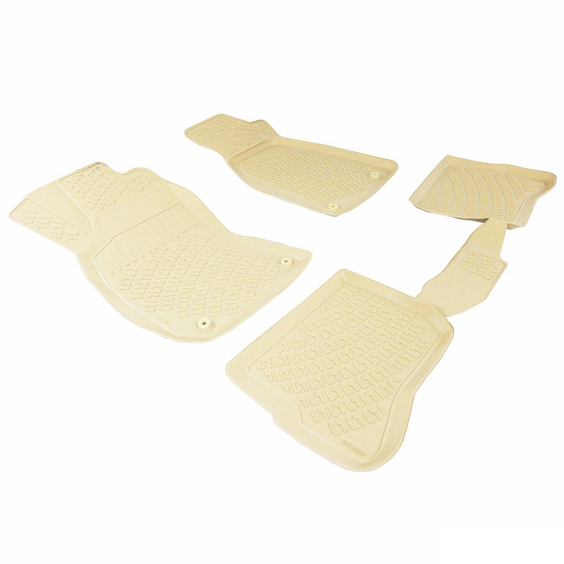 Tappetini Skoda Superb 2001-2008 tagliabili in TPE beige 4 pezzi.