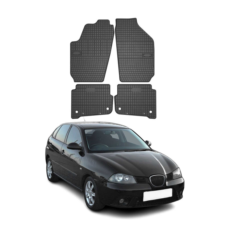 Tappetini Seat Ibiza 2002-2009 TPE Nero 4 pezzi
