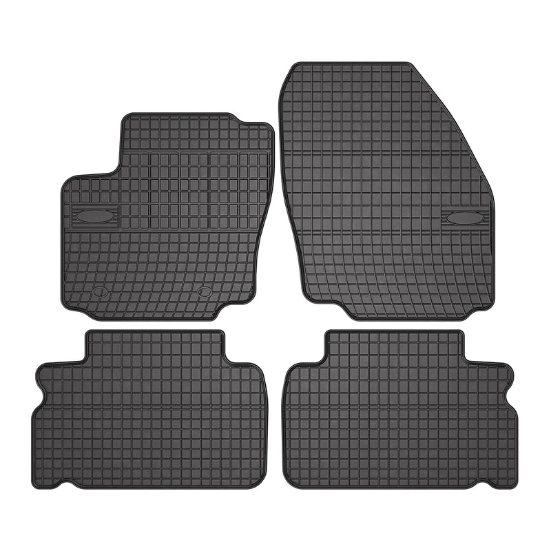 Tappetini in gomma neri per Ford S-Max 2006-2010, 4 pezzi