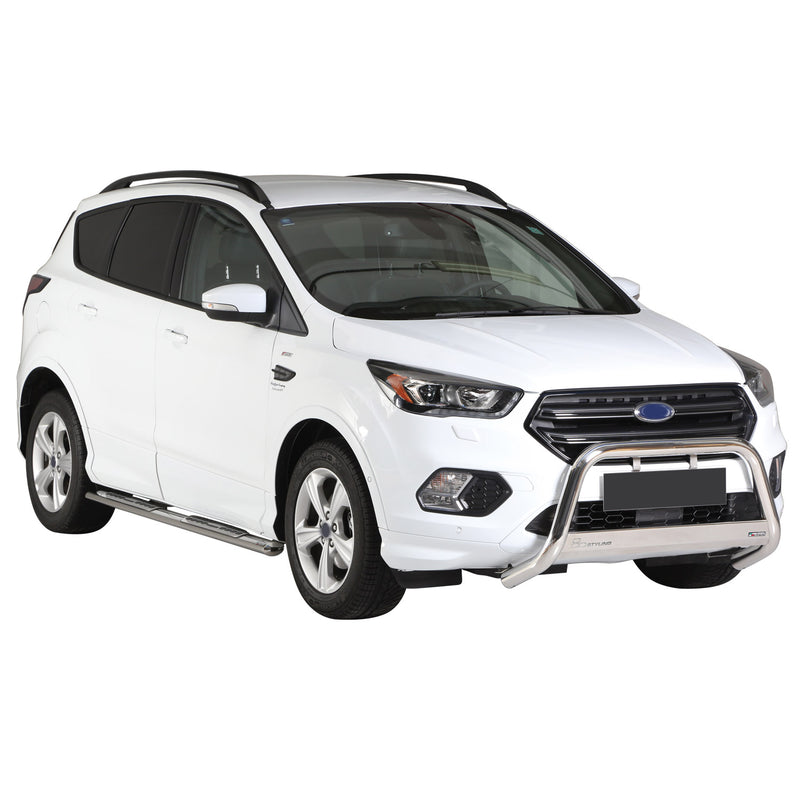 Protezione anteriore per Ford Kuga 2017-2019 ø63mm acciaio argento