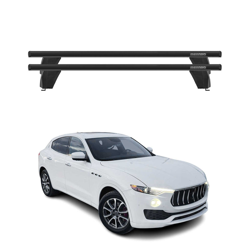 Barre trasversali portapacchi Menabo per Maserati Levante 2016-2025 ABE alluminio nero
