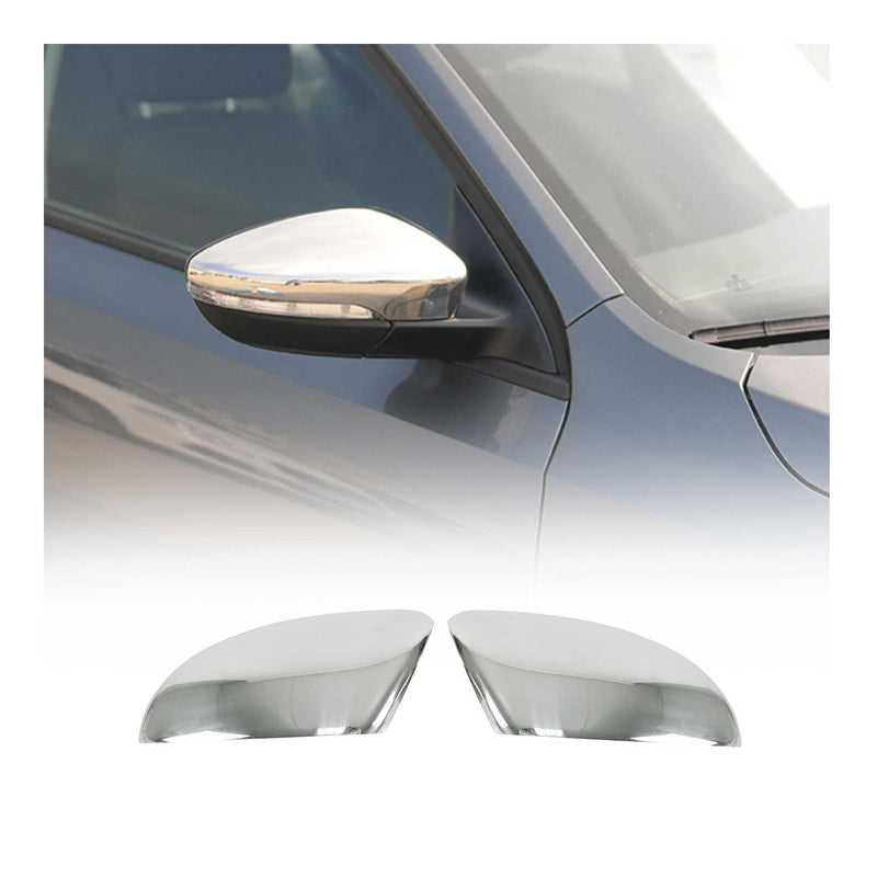 Spiegelkappen Spiegelabdeckung für VW Jetta 2010-2018 Edelstahl Silber 2tlg