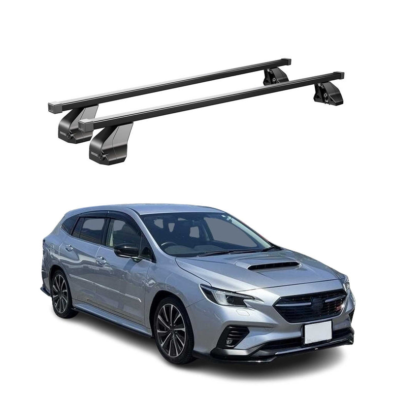 Portapacchi in acciaio Menabo per Subaru Levorg 2015-2025, nero
