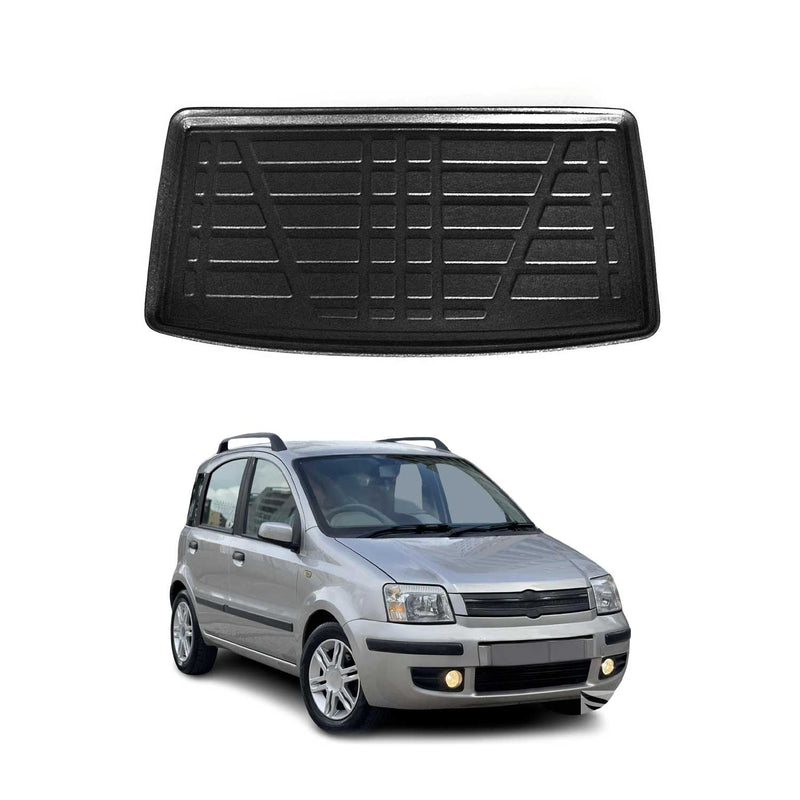 Vasca baule per Fiat Panda 2003-2012 5 porte in gomma TPE nera