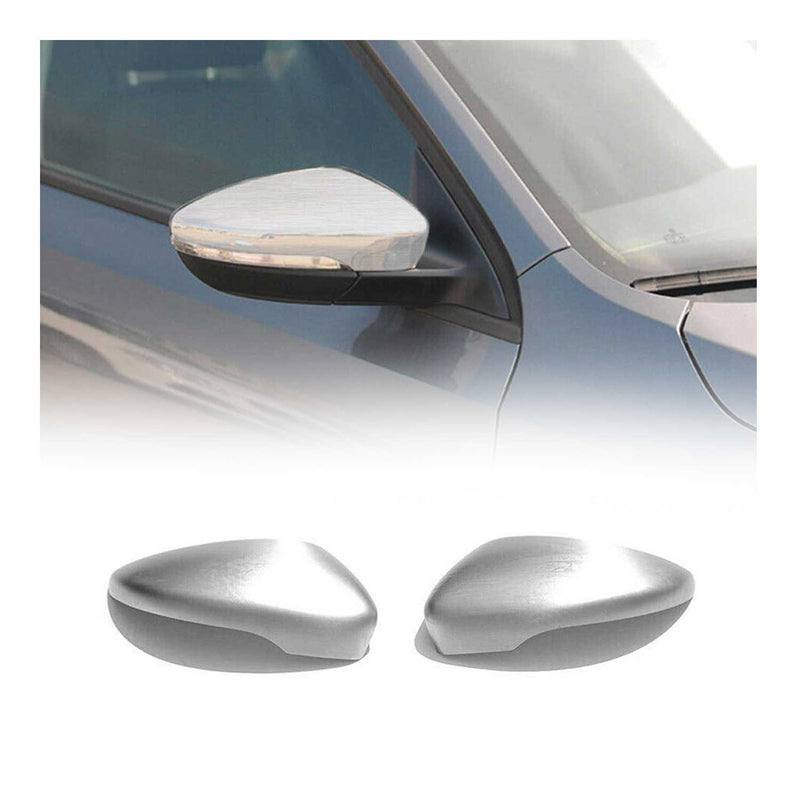Spiegelkappen Spiegelabdeckung für VW Jetta 2010-2018 Edelstahl Matt 2tlg