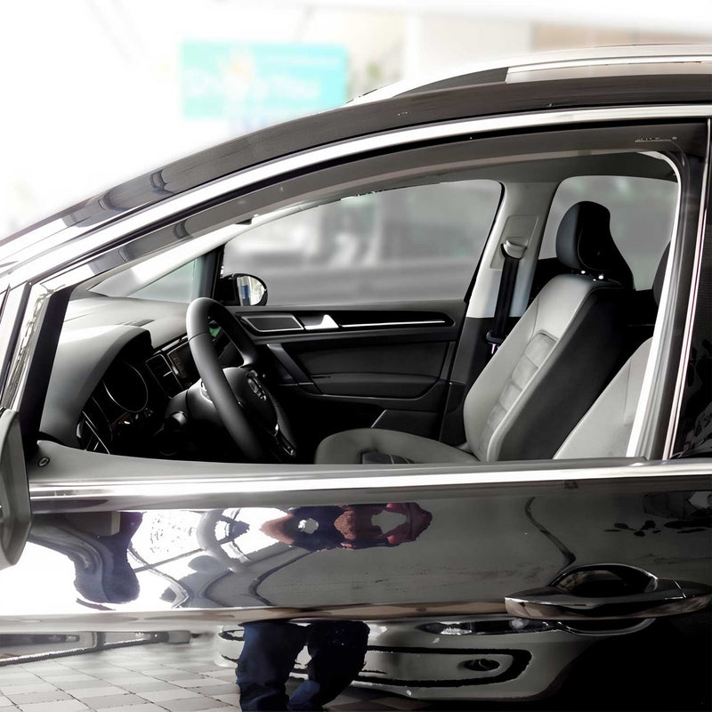 Deflettore antivento e antipioggia per VW Golf mk7 Variant 2014-2020 acrilico scuro 2 pezzi