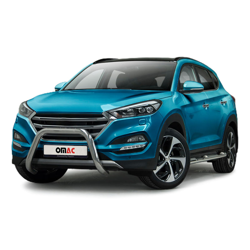 Protezione anteriore per Hyundai Tucson 2015-2020 con ABE Silver
