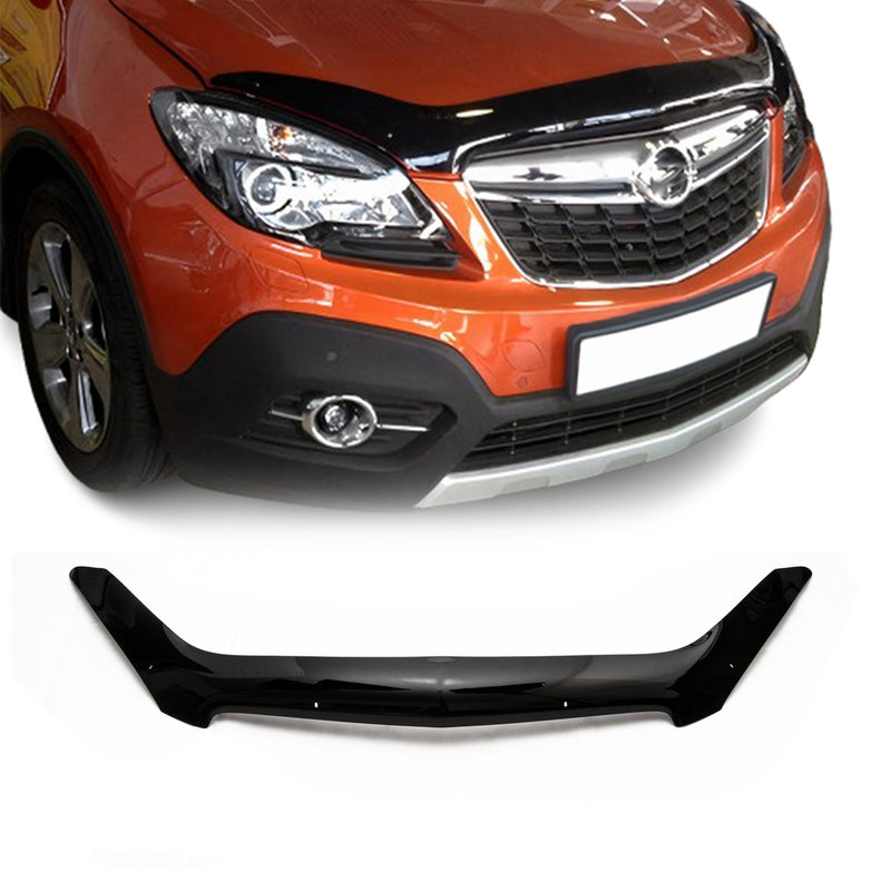 Deflettore cofano protezione insetti e pietre per Opel Mokka 2012-2019 scuro