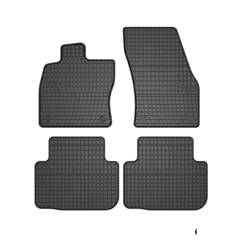 Tappetini in gomma neri per VW Golf mk7 Variant 2013-2020, 4 pezzi