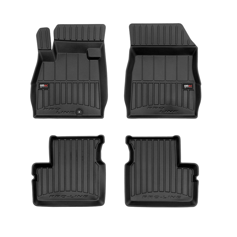 Tappetini Nissan Micra K13 2010-2016 in TPE nero, 4 pezzi