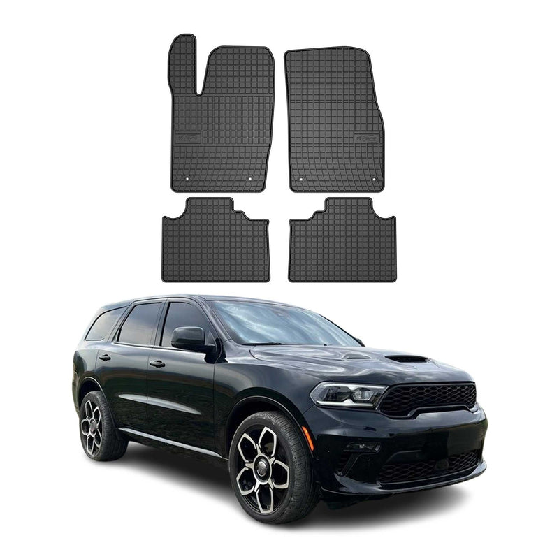 Tappetini in gomma neri per Jeep Compass MK49 / Patriot 2006-2017, 4 pezzi.