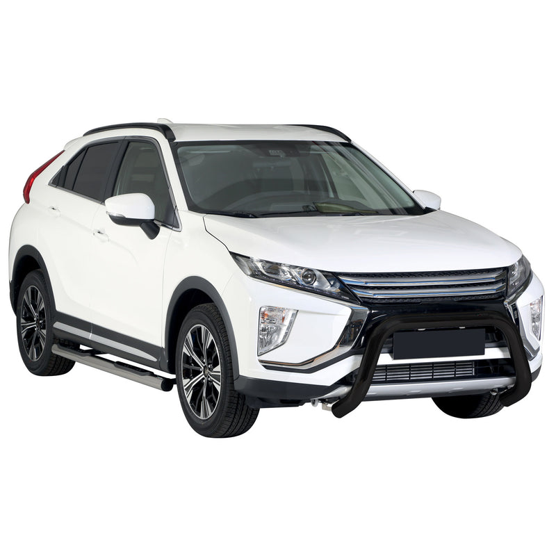 Barra di protezione anteriore per Mitsubishi Eclipse Cross 2018-2020 ø76 Nero