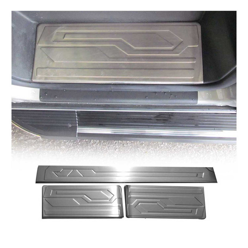 Soglie porte per Ford Tourneo Custom 2012-2024 acciaio inox 3x