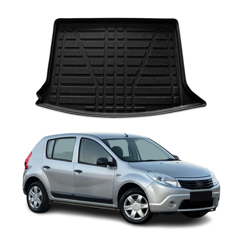 Vasca baule per Dacia Sandero 2008-2012 berlina 5 porte in gomma