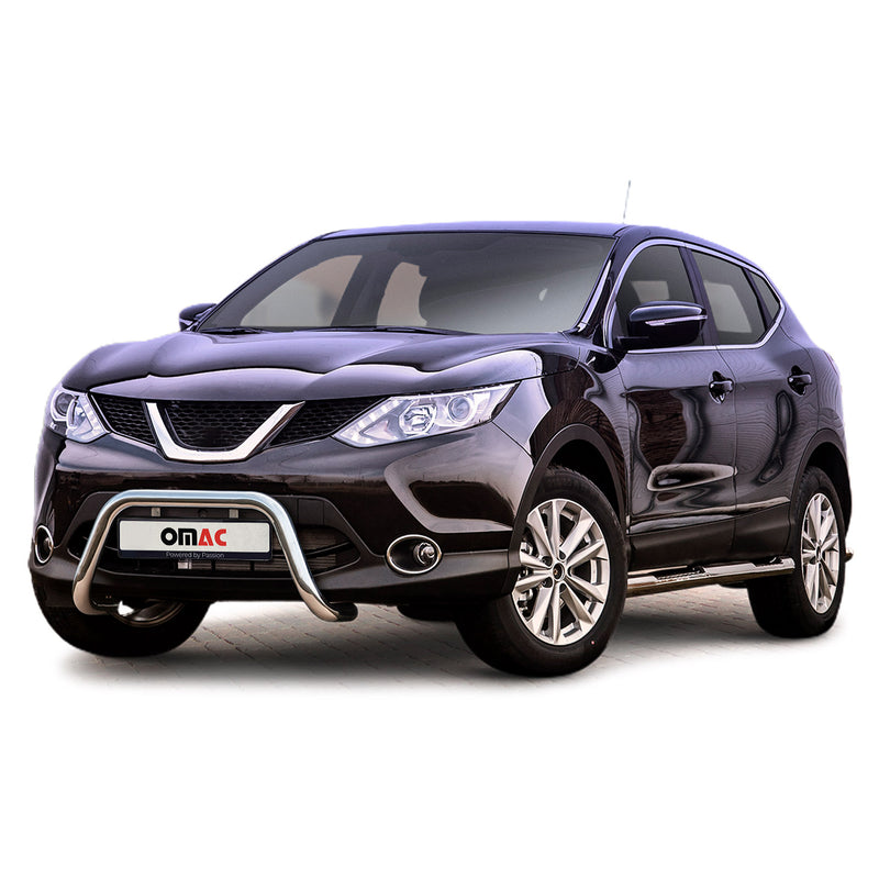 Barra di protezione anteriore per Nissan Qashqai 2013-2017 con ABE Silver