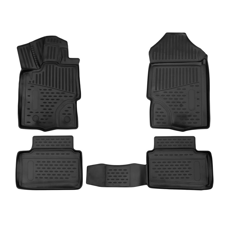 2012-2022 Ford Ranger SuperCab RHD Fußmatten Gummi Schwarz 4tlg