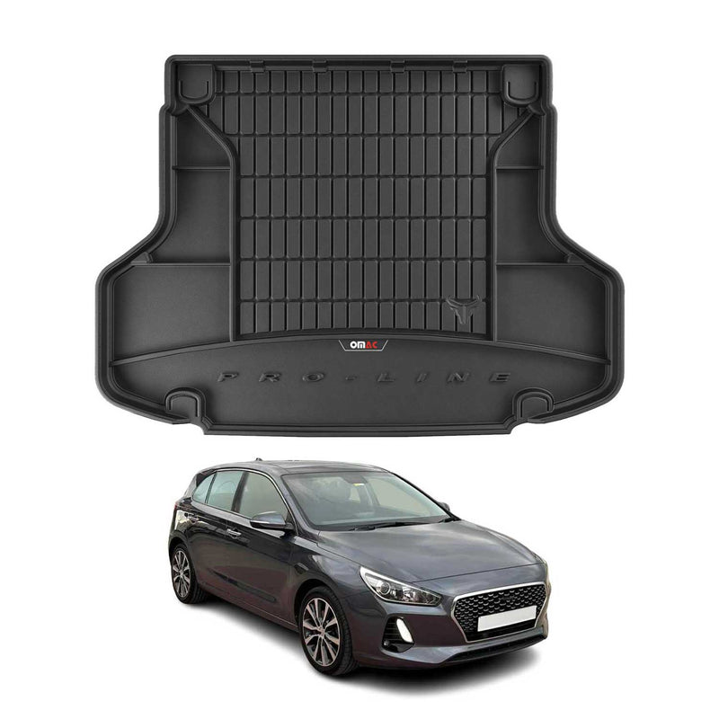 Vassoio portabagagli in gomma OMAC per Hyundai i30 station wagon 2017-2025, vassoio portabagagli in TPE