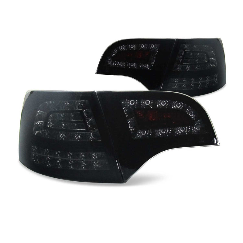 Fanali posteriori per Audi A4 Avant B7 2004-2008 neri 4 pezzi