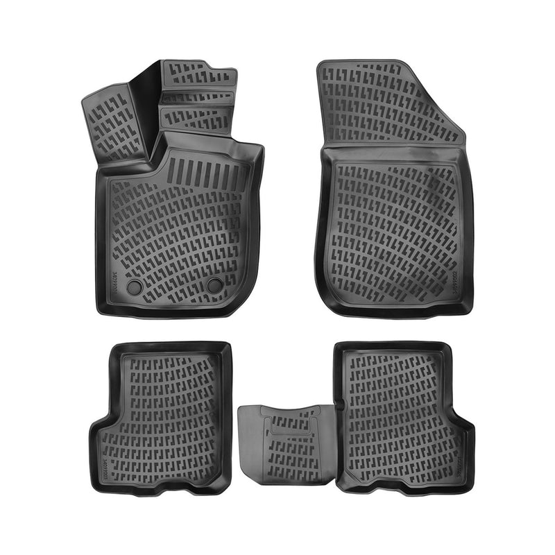Tappetini tagliabili in TPE per Renault Symbol Thalia Limo 2013-2025, neri, 4 pezzi