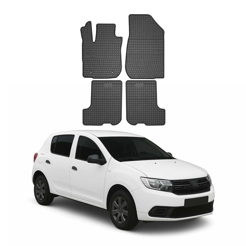 Tappetini in gomma Dacia Sandero 2012-2020 neri 4 pezzi