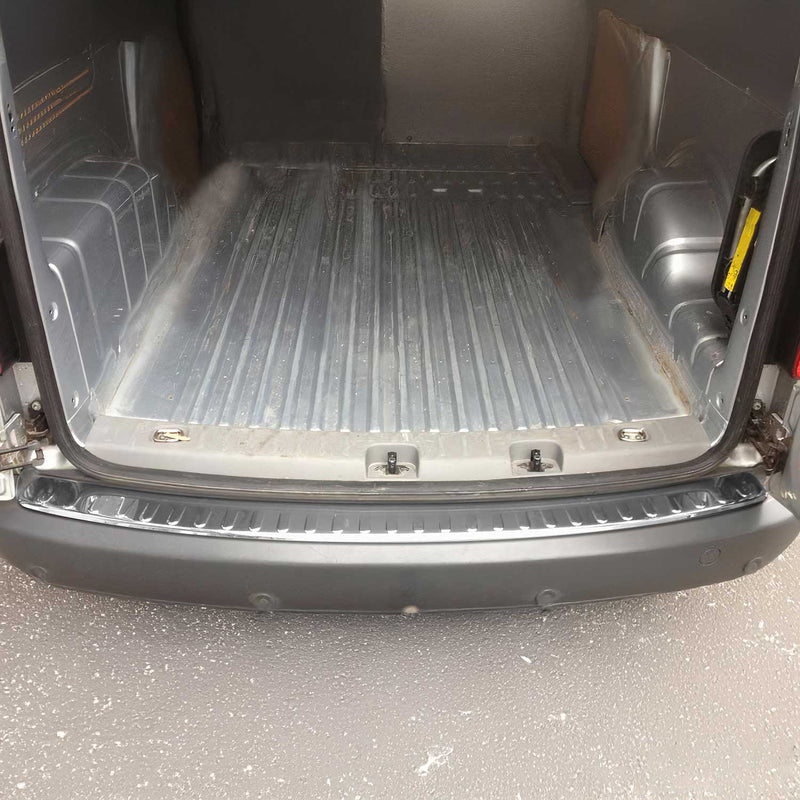 Protezione paraurti per soglia di carico per VW Caddy 2003-2015 in acciaio inox argento 1 pezzo