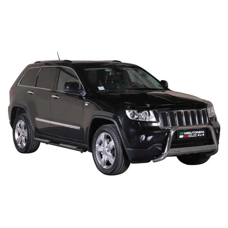 Minigonne laterali in acciaio per Jeep Grand Cherokee 2010-2013 Nero