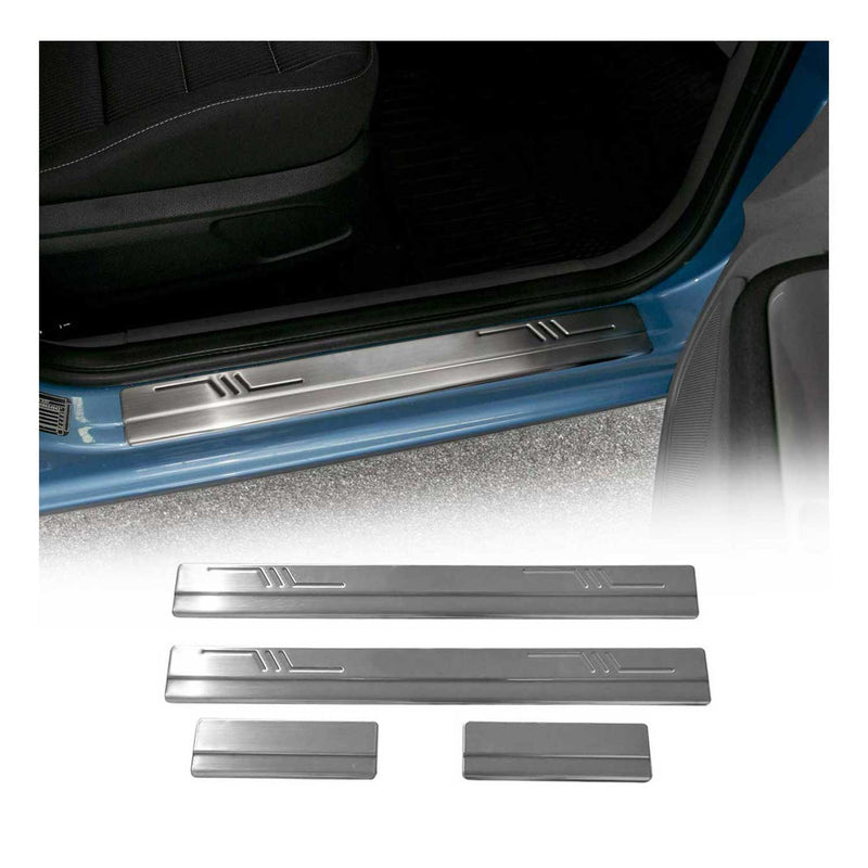 Einstiegsleisten Türschweller für Ford Focus II Edelstahl Silber 4tlg