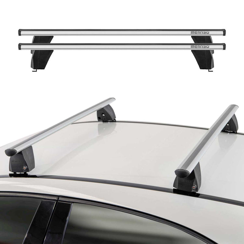 Barre portatutto Menabo per Tesla Model S 100D 2012-2017 ABE grigio alluminio