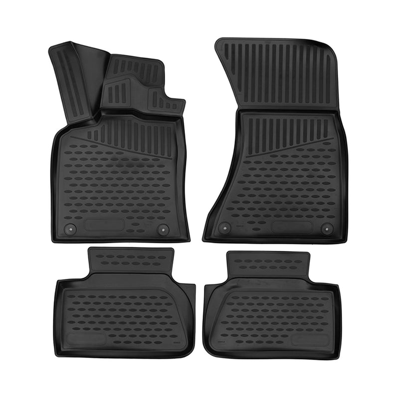 Tappetini Porsche Macan 2014-2023 in TPE nero, 4 pezzi