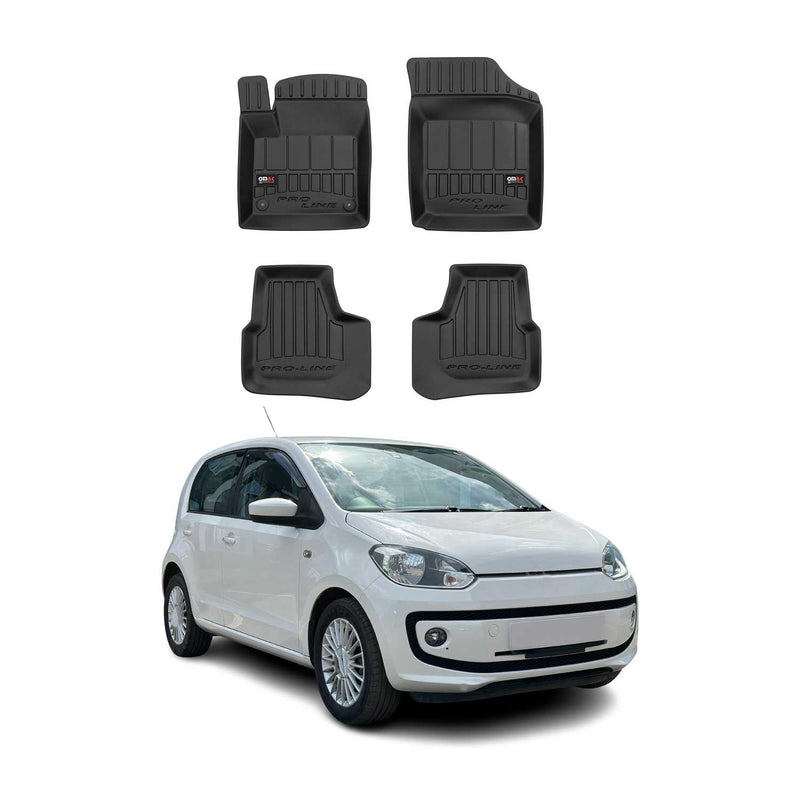 2011-2019 VW Up Fußmatten TPE Schwarz 4 tlg