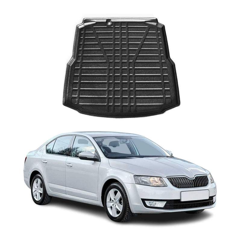 Vasca per bagagliaio per Skoda Octavia berlina 2013-2019 in gomma TPE
