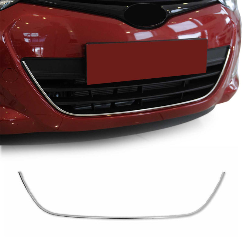 Strisce griglia per Hyundai i20 2012-2014 acciaio inossidabile argento 1 pezzo
