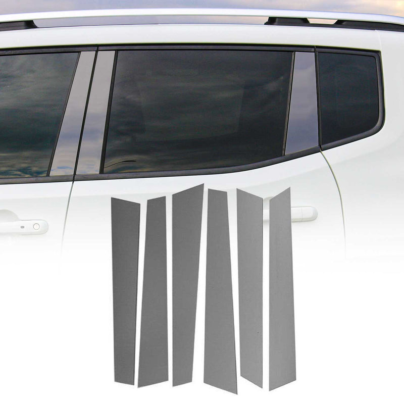 Rivestimento del montante della portiera del montante B per Range Rover Sport 2013-2020 cromato scuro 6x